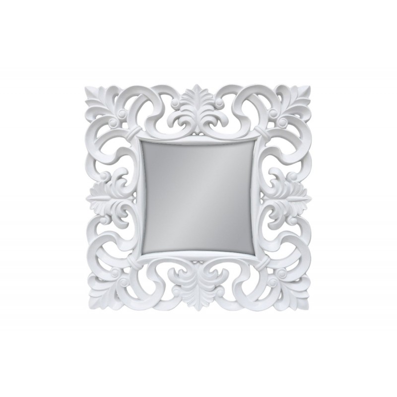 PU-021K Baltas lakuotas veidrodis 100x100