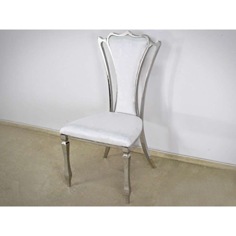 B353 Balta Metalinė kėdė