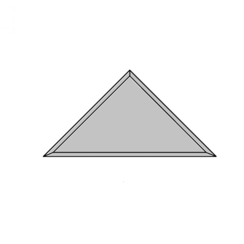 30x30cm trikampis