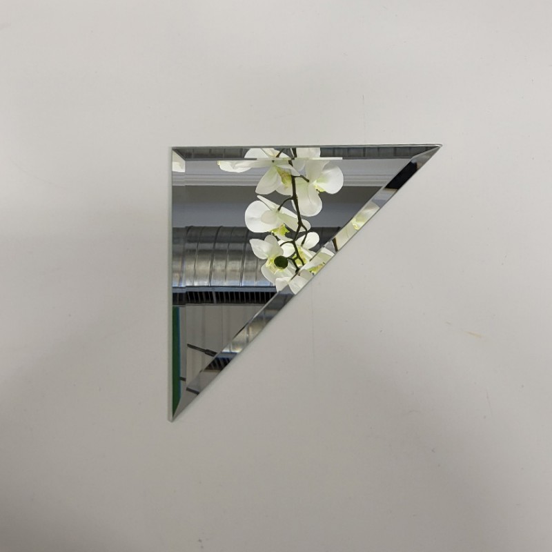 21x21cm Trikampė veidrodinė plytelė